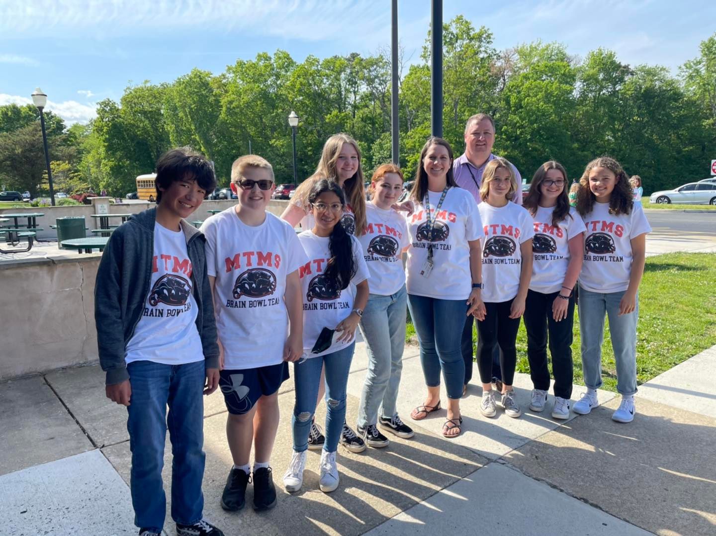 Middle Township Middle School Brain Bowl Competitors May 2022 Competition 