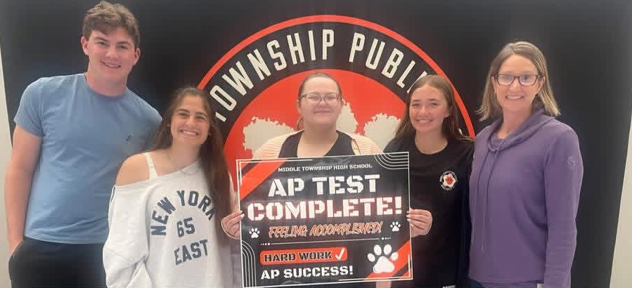 Middle Township High School students who celebrated completing AP exams in the spring had plenty of company; the school’s participation in AP tests increased 43% from 2022. 
