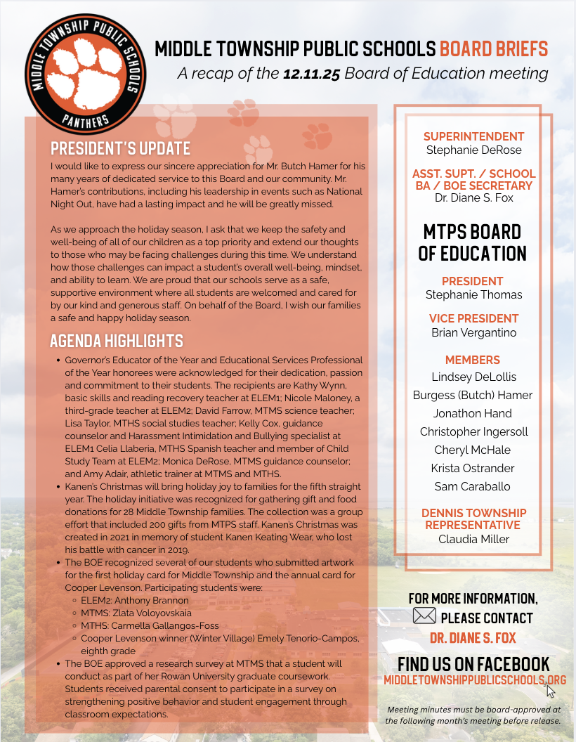 Board Briefs Thumbnail DEC