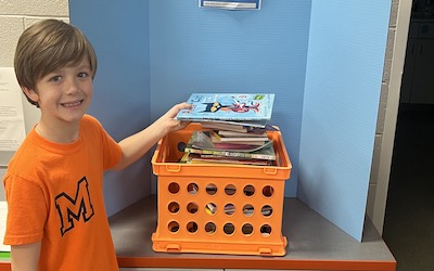 Middle Township students will begin filling their newly installed Little Free Library book-exchange boxes just in time for Read Across America Week