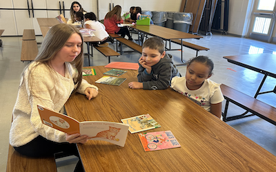 Middle Township Elementary #1 introduces Reading Buddies program in collaboration with high school