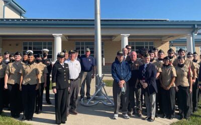 Middle Township High School & Navy National Defense Cadet Corps  Host Veterans Day Ceremony and Anchor Rededication