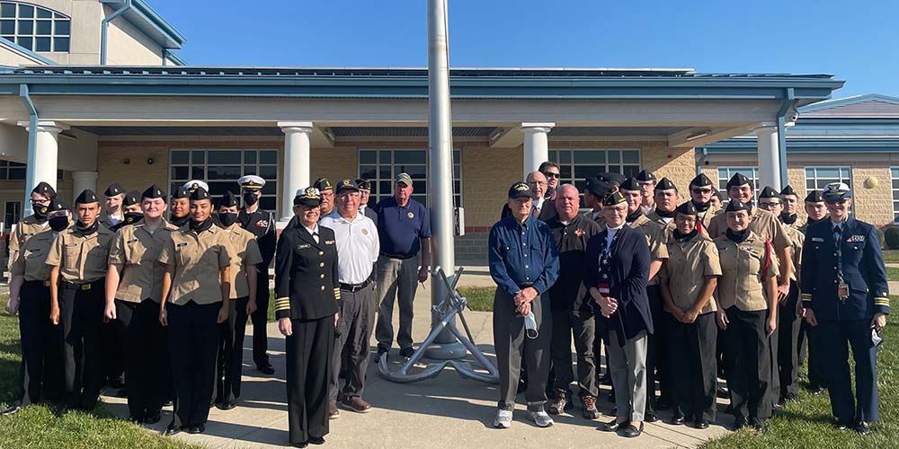 Middle Township High School & Navy National Defense Cadet Corps  Host Veterans Day Ceremony and Anchor Rededication