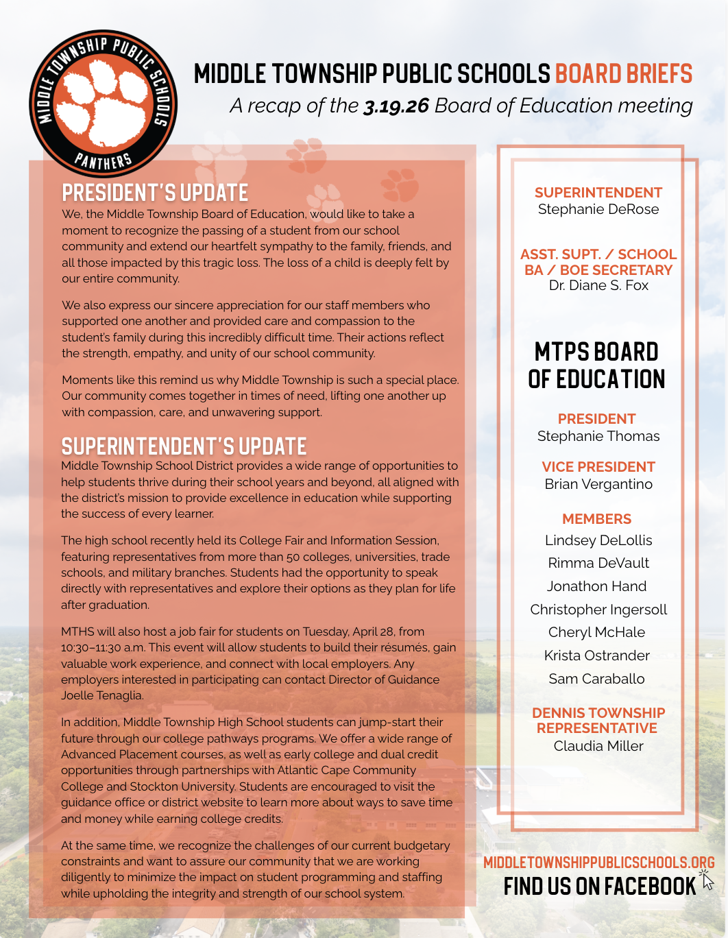 March Board Briefs thumbnail March Board Briefs thumbnail