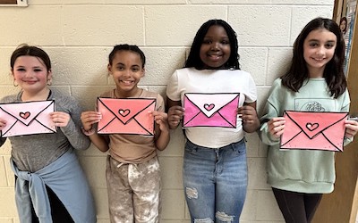 Middle Township Elementary #2 Fifth Graders Spreading Love and Kindness Across the Country for Valentine’s Day