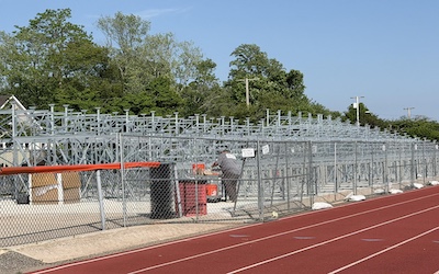 Stadium upgrades underway at Middle Township High School